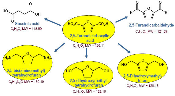 2,5-Furandicarboxylic acid CAS 3238-40-2 as a Platform Chemical