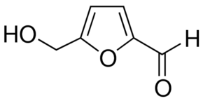 structure of 5-hydroxymethylfurfural CAS 67-47-0